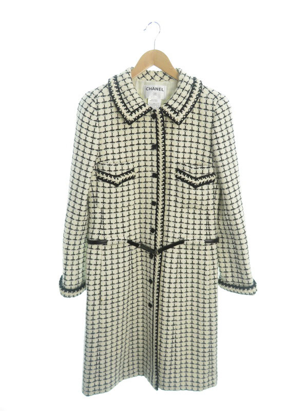 CHANEL】シャネル『ロングコート size38』P16301V09189 00A レディース