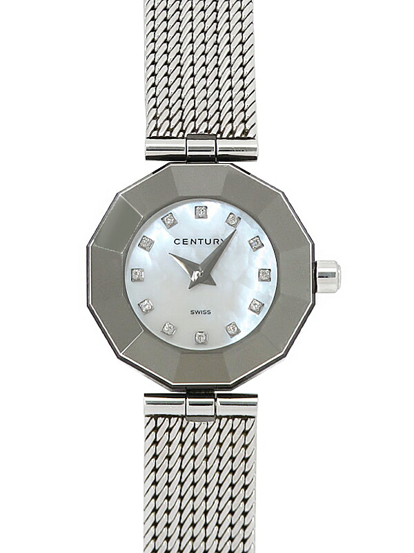 CENTURY】センチュリー『タイムジェム 12Pダイヤ』レディース クォーツ