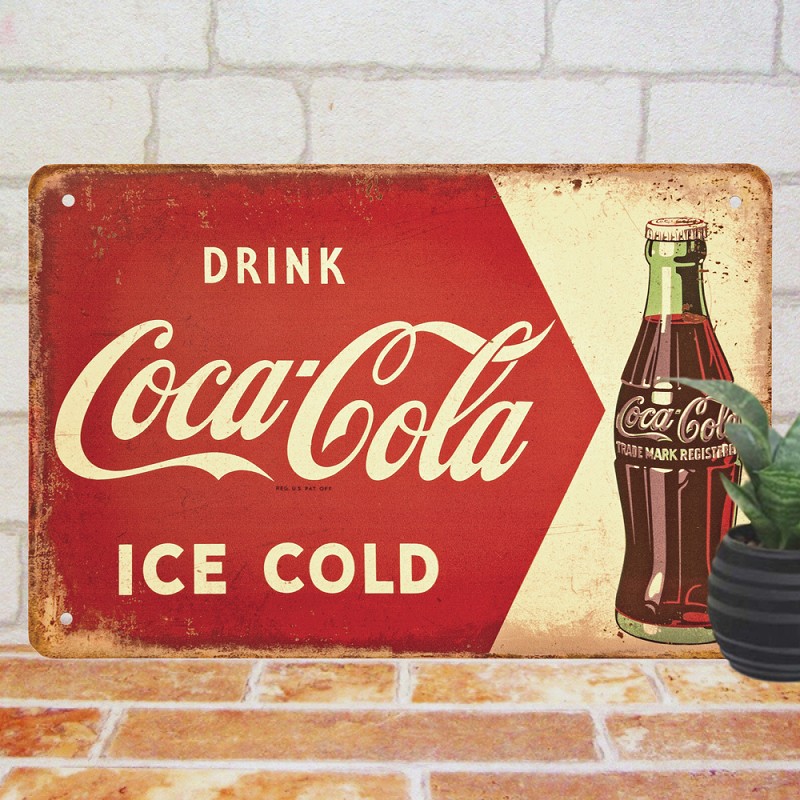 希少 アメリカン コカコーラ ボタン看板 特大 USA 非売品 ノベルティ