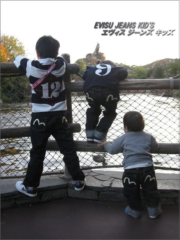 EVISU エビス　キッズ　110cm デニム　パンツ EVISU - エビスジーンズ キッズの通販 by mnk's shop｜エヴィス
