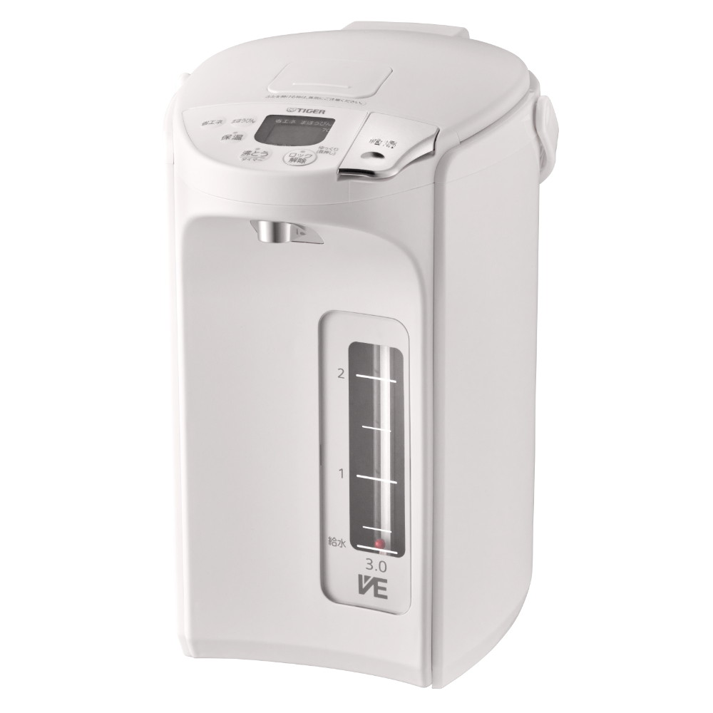 タイガー魔法瓶 電気ポット 蒸気レスVE電気まほうびん ブラック 2.2L