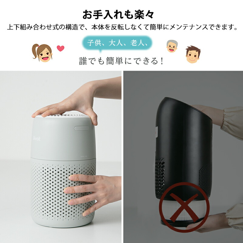 楽天市場】Levoit 空気清浄機 Core Mini 10畳まで 小型 超省エネ 卓上