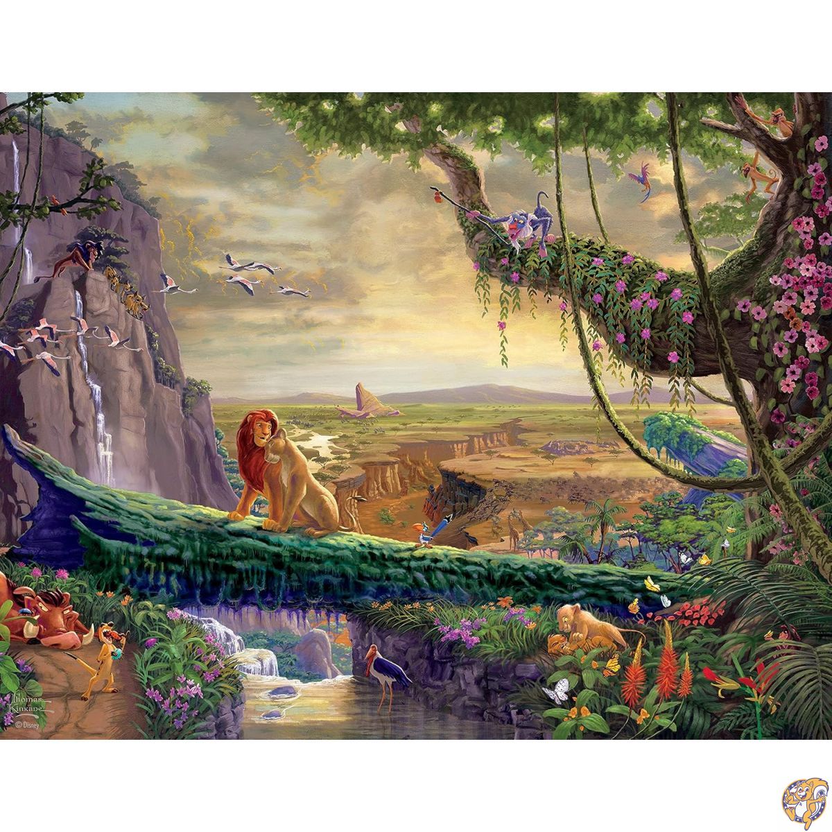 楽天市場】パズル トーマス・キンケード ディズニーコレクション 4イン