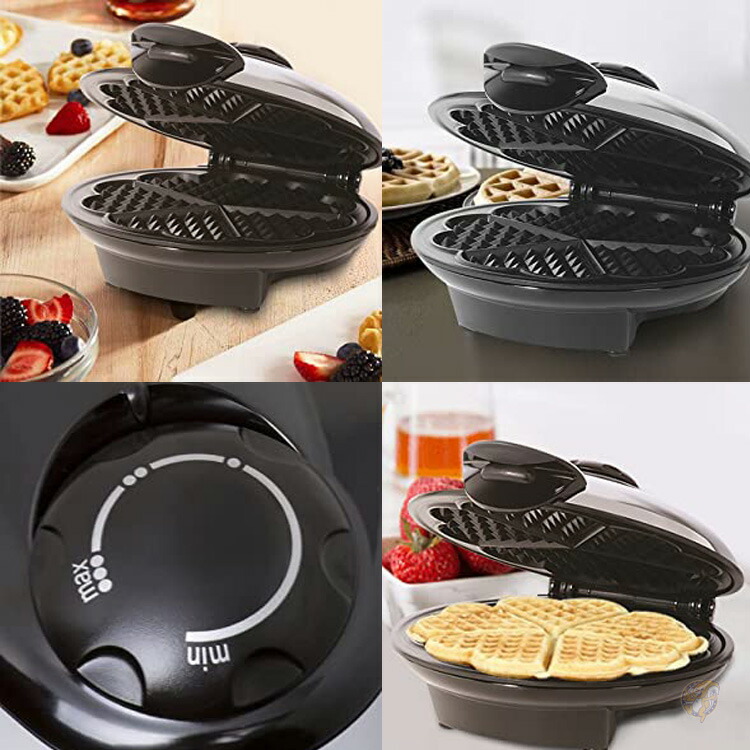 楽天市場】ハート型ワッフルメーカー Euro Cuisine WM520 ハート