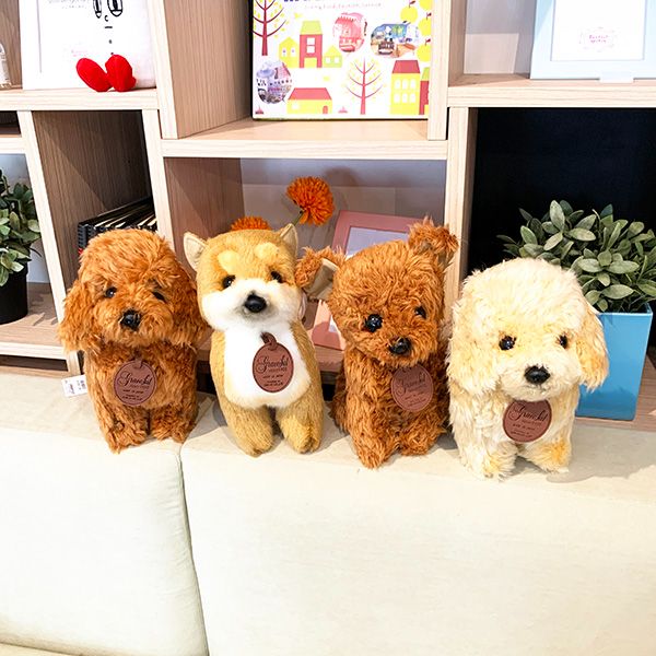 柴犬 S ブラウン 立ち ぬいぐるみ 日本犬 グレイフル インテリア用品