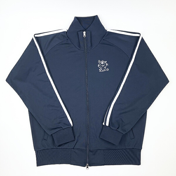 水森亜土 サムワン トラックジャケット(L) ネイビー×ホワイト アパレル