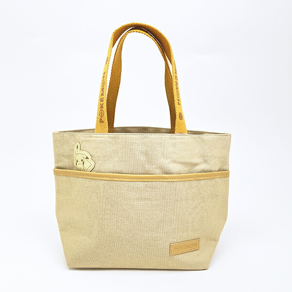 ポケットモンスター ピカチュウ トートバッグ イエロー ひょっこり