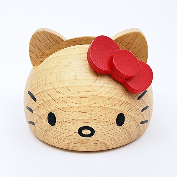 サンリオ ハローキティ ウッドスマホスタンド レッド スマホ用品