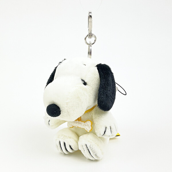 スヌーピー SNOOPY 75th 80s マスコット ぬいぐるみ イエロー
