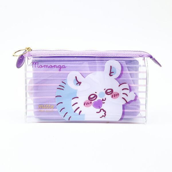 ちいかわ モモンガ・古本屋 クリアポーチ (mitte)