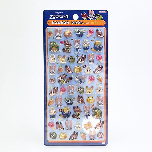 カラーミー限定】 ディズニー ズートピア ボンボンドロップシールミニ
