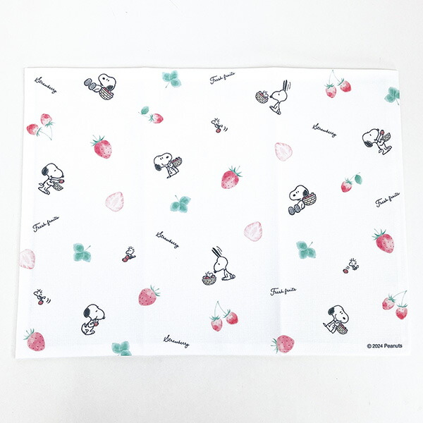 スヌーピー ランチョンマット ストロベリー ピンク ランチ SNOOPY