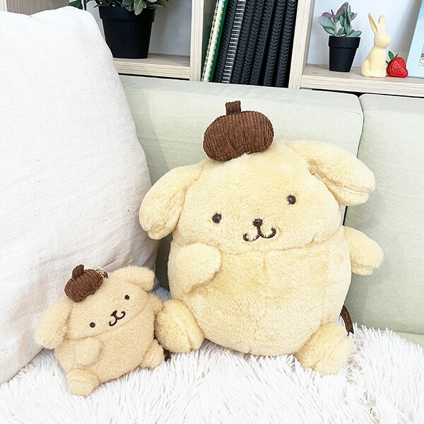 サンリオ ポムポムプリン ぬいぐるみ レトロポーズ S マスコット 人形