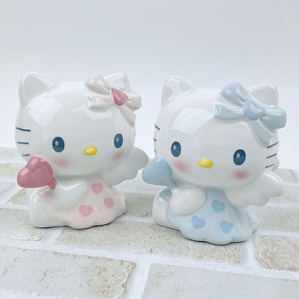 サンリオ ハローキティ エンジェル 貯金箱(ブルー) Sanrio