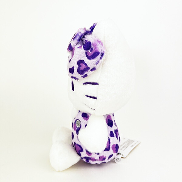 サンリオ ハローキティ ヒョウ柄シリーズ お座りぬいぐるみ パープル