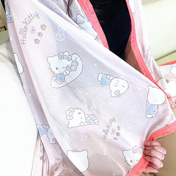 サンリオ ハローキティ 冷感シリーズ マルチケット ブランケット 肌
