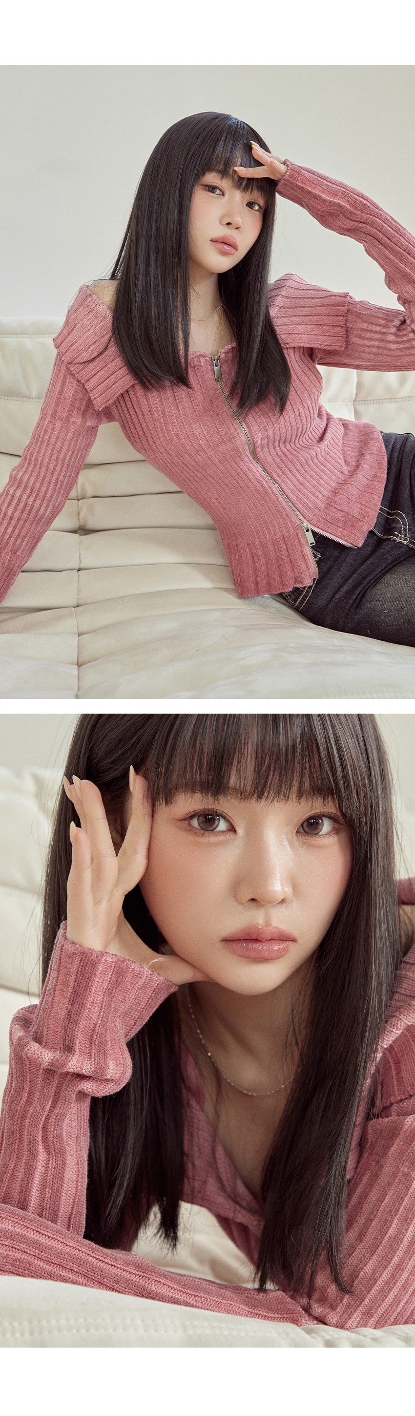 フルウィッグ）ミディアム ストレート / マジックパーマ モニカ