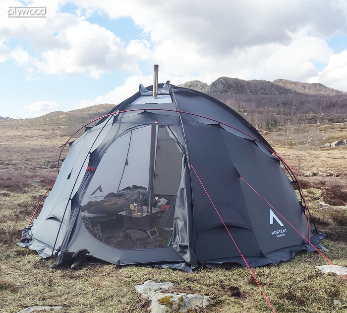 楽天市場】＼30％OFF／ ドーム型テント 6人 グランピングノルテント