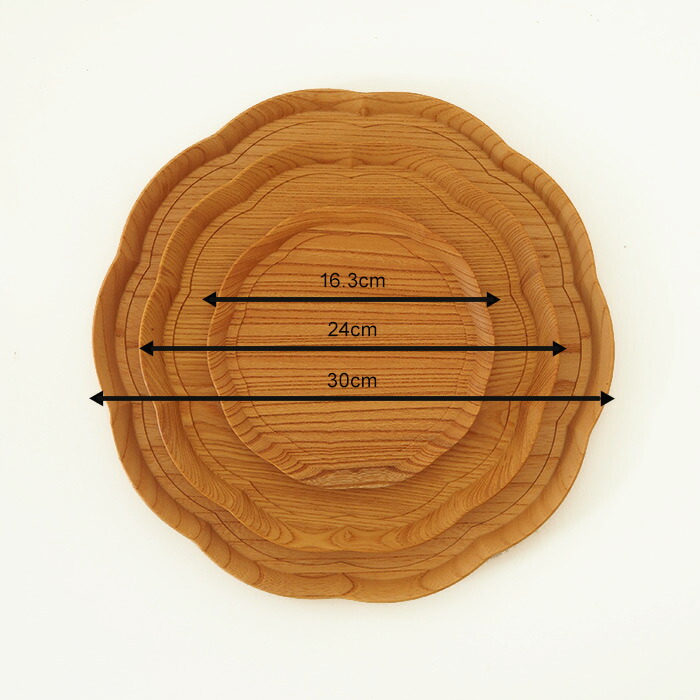 四十沢木材工芸 KITO 輪花盆 中 3 | 食器と料理道具の専門店「プロ