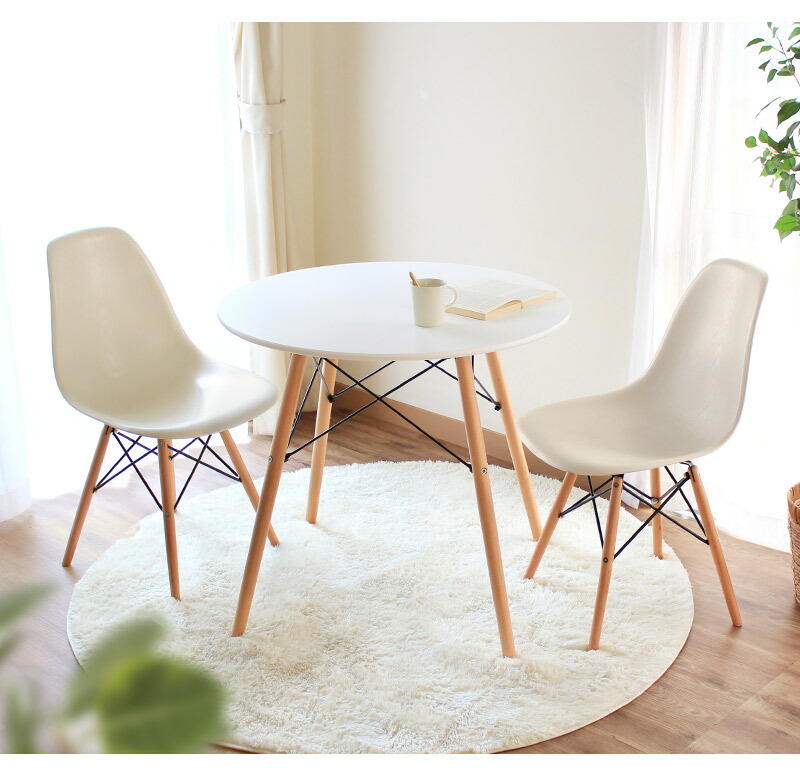 楽天市場】ミューク テーブル＆チェア2脚セットダイニングテーブル