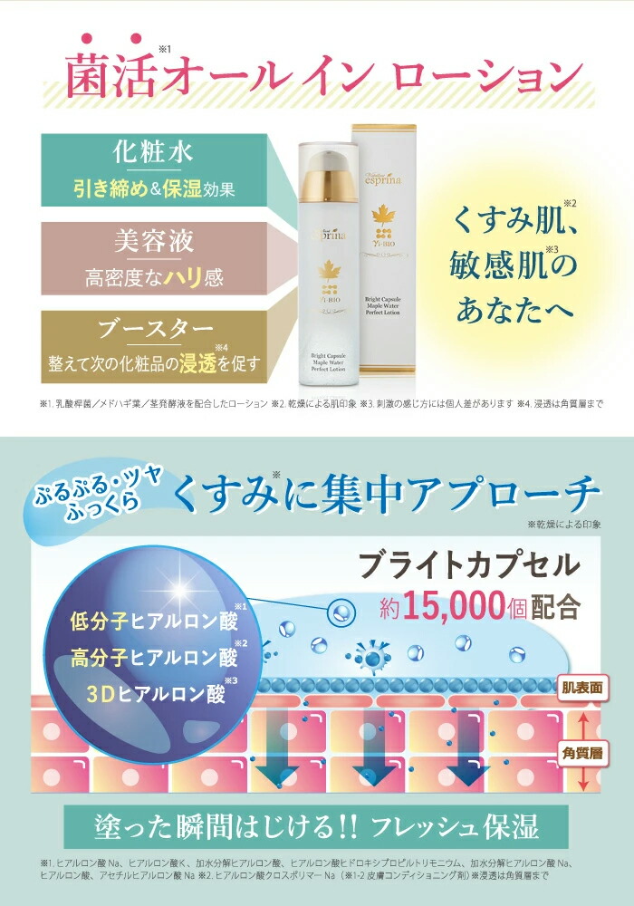 楽天市場】ヴィブリアン エスプリーナ 美BIO ブライトカプセルメープル