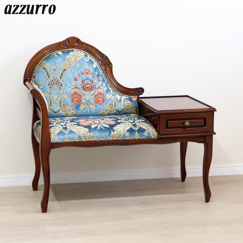 楽天市場】イタリア製 テレフォンベンチ 金華山 2色より選択クラシック