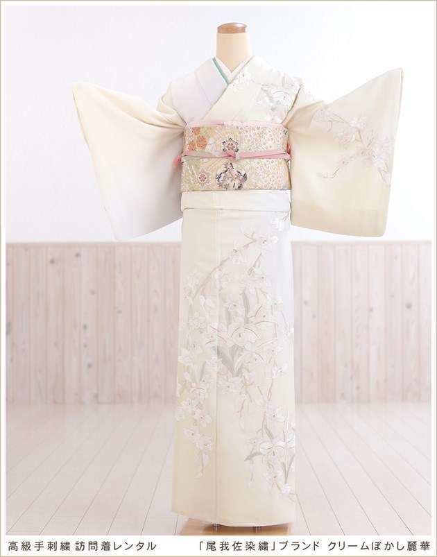 楽天市場】【レンタル】手刺繍 訪問着レンタル「尾我佐染繍」高級
