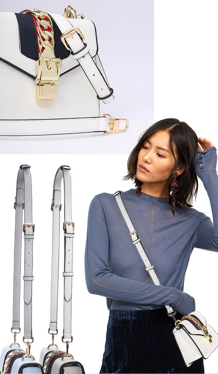 楽天市場】【送料無料】ショルダーストラップ レディース バッグ 斜め