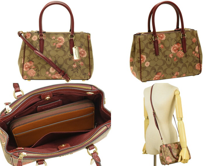 楽天市場】コーチ バッグ COACH 2WAYショルダーバッグ シグネチャー 花