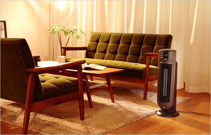 デロンギ セラミックタワーファンヒーター