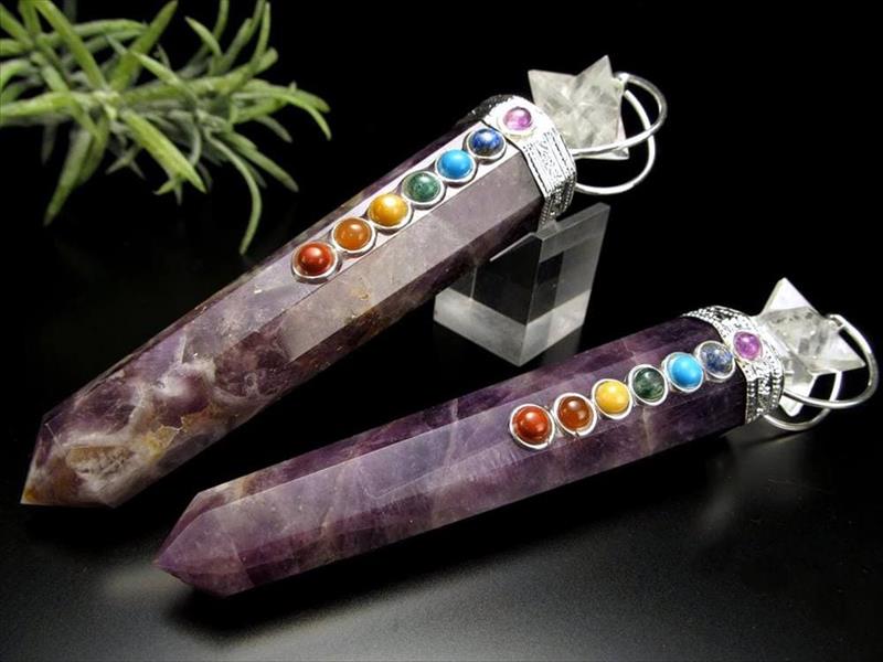 アメジスト マジックワンド タイプA 全長約12cm-14.5cm 1個売り