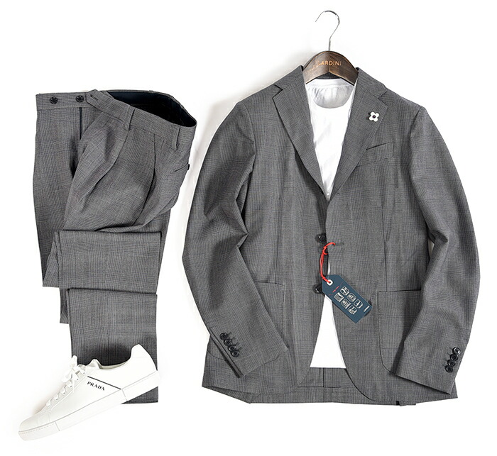 LARDINI easy wear 気取らずさらり、と着こなせるパッカブルスーツ