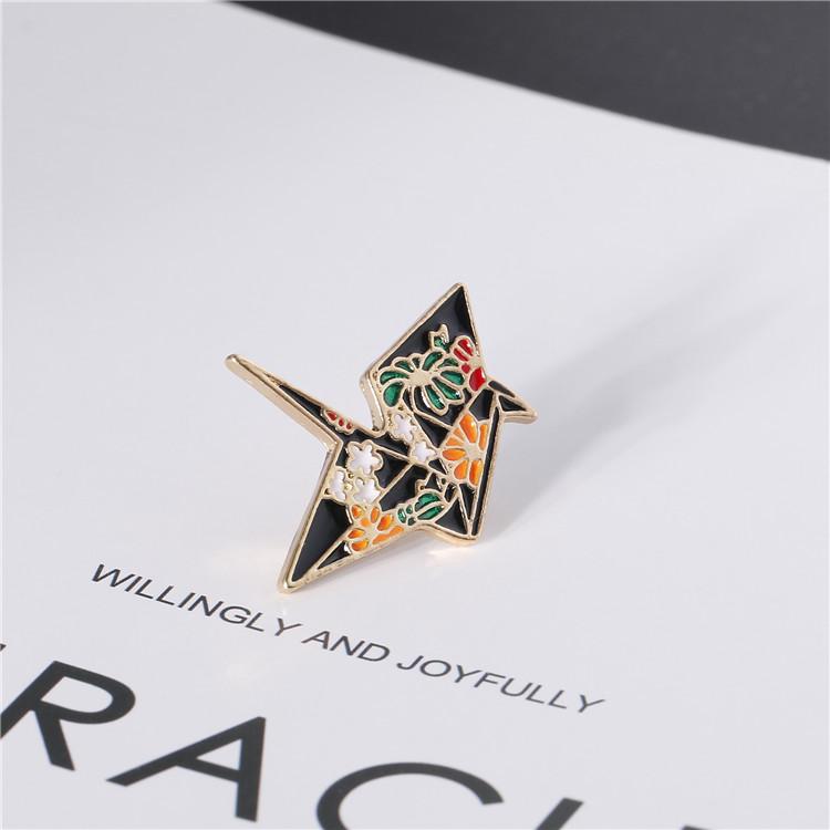 楽天市場】折り鶴 千羽鶴 ブローチ アクセサリー キュート エレガント