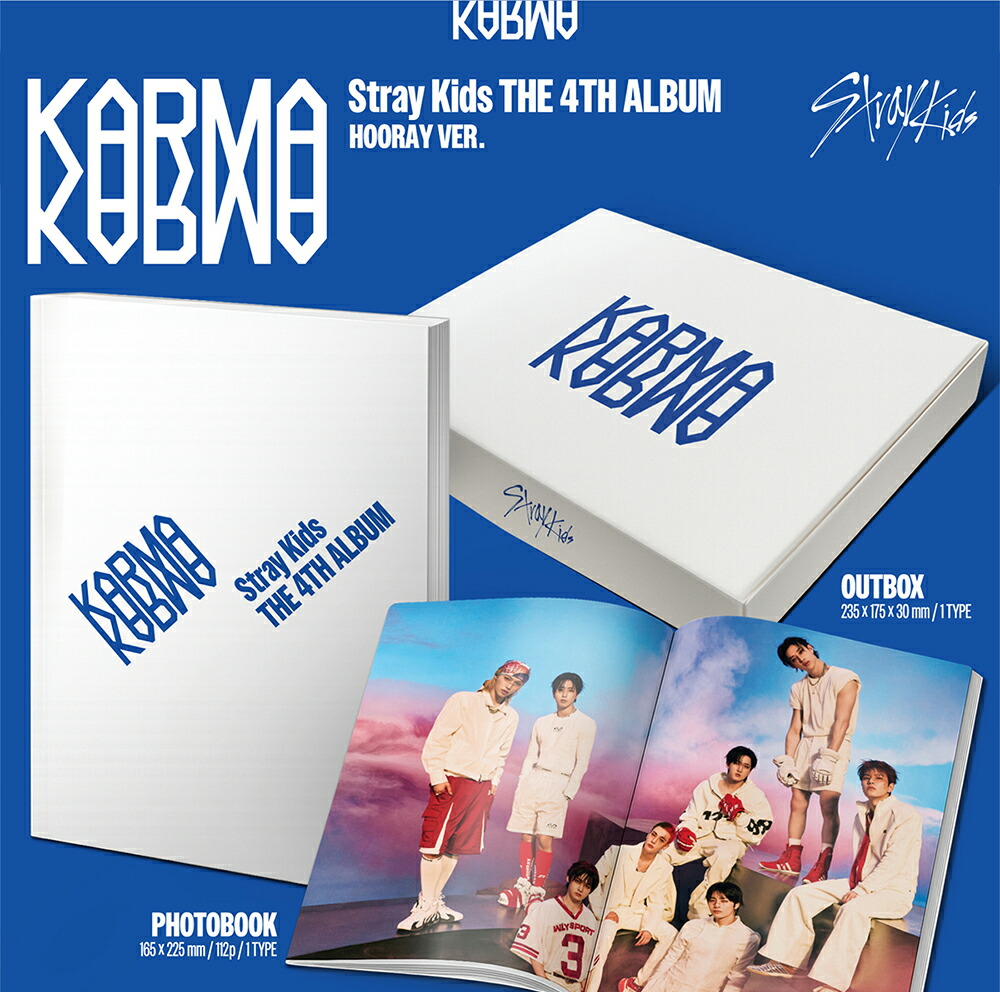 Stray Kids - KARMA / 4th Full Album (CEREMONY VER., HOORAY VER