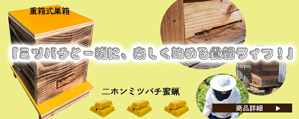 楽天市場】日本蜜蜂 巣箱 ニホンミツバチ 日本みつばち 重箱式巣箱 2段