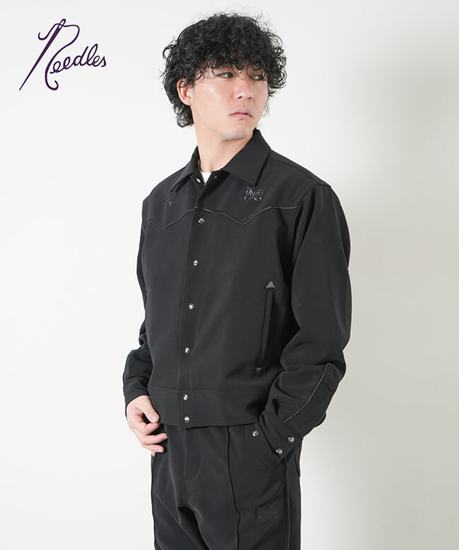 OT136]NEEDLES(ニードルズ) Piping Cowboy Jac - PE/PU Double Cloth