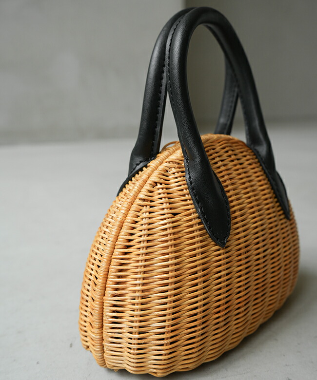 od241-0616]odds(オッズ)MINI WIKKER BAG ミニウィッカーバッグ かご