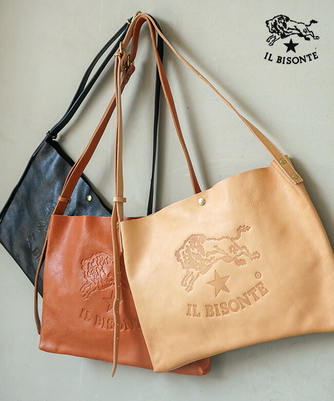 ◇【国内正規販売店】[54162305411]IL BISONTE(イルビゾンテ)レザー