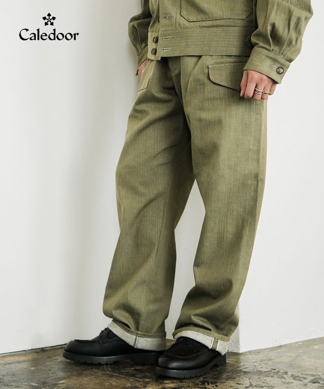 SALE 50%OFF】[6043-1403]caledoor(カレドアー) UK Denim Field