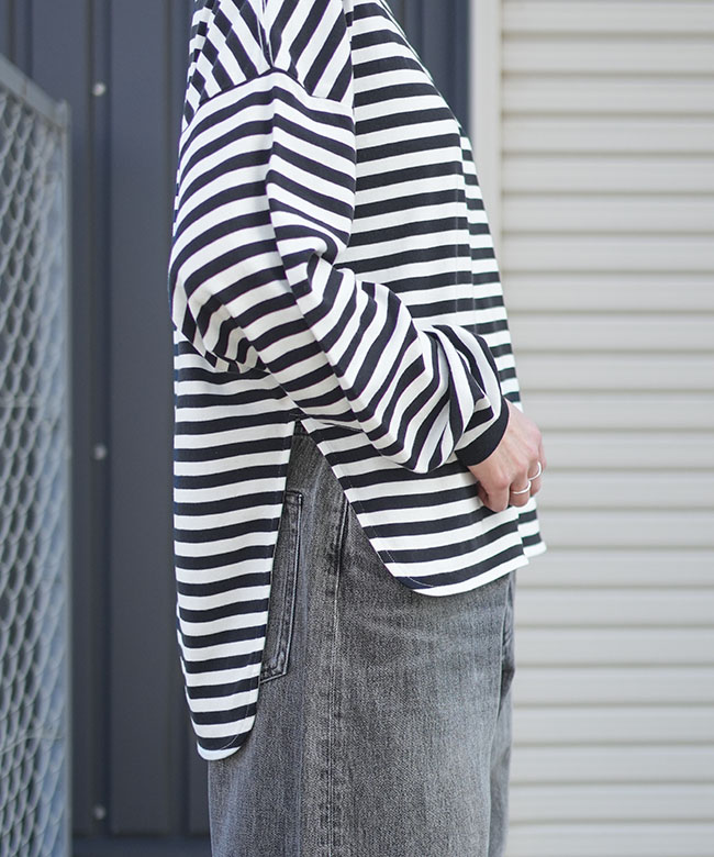 25SMSCU04]THE SHINZONE(ザ シンゾーン) フレンチストライプロング