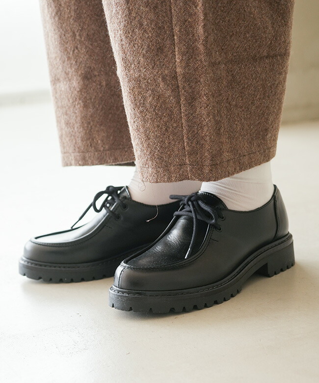 ST-5709]ENESS(エネス) チロリアンシューズ レディース 革靴 天然皮革