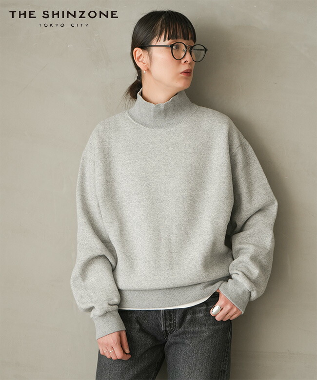 25AMSCU11]THE SHINZONE(ザ シンゾーン) HIGH NECK COMMON SWEATSHIRT