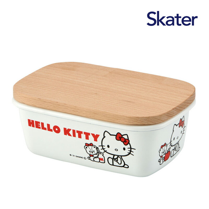 ユアサプライムス.com｜ホーロー バターケース 木蓋付き KT&タイニー