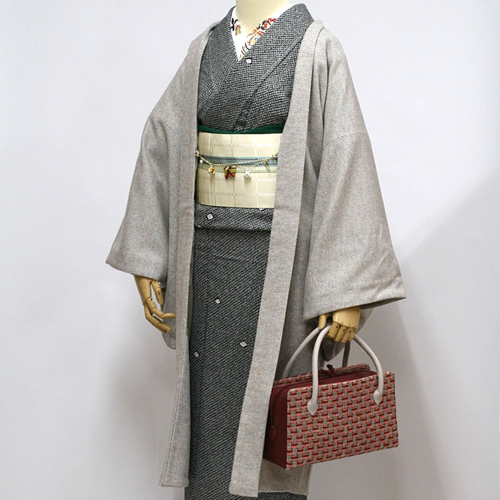 利休バッグ 和装バッグ ツイード ハンドバッグ 着物：つゆくさ公式通販