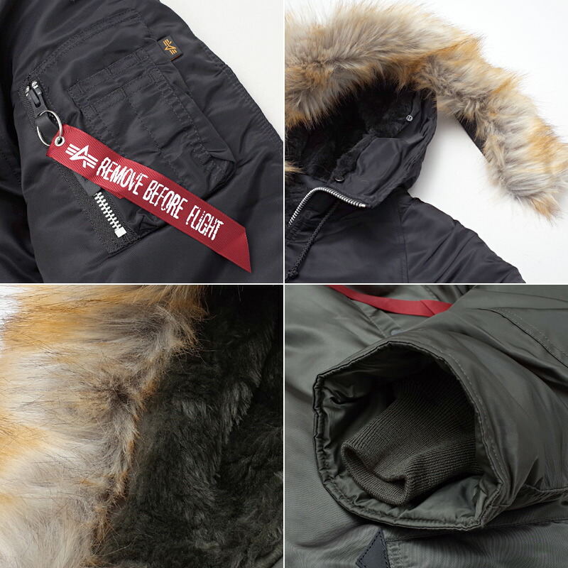 楽天市場】ALPHA社 アルファ #20024 N-3B ナイロンフライトジャケット