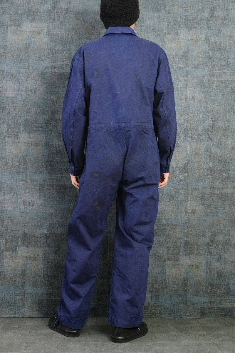 楽天市場】ドイツ軍 ワークカバーオール HBT ネイビー USED CC047UN