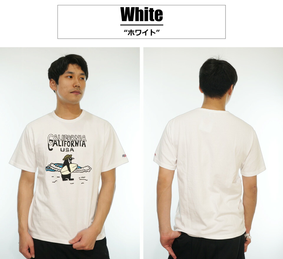 楽天市場】ランバー サーフペンギン プリント 半袖Tシャツ ユニ