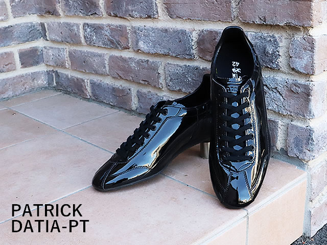 PATRICK パトリック DATIA-PT ダチア・パテント BLK ブラック 靴