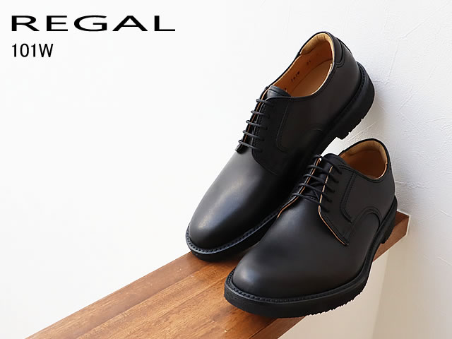 REGAL Walker リーガルウォーカー プレーントウ 101WAH BLACK ブラック