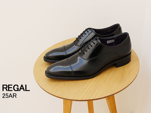 REGAL リーガル ストレートチップ 25AR BLACK ブラック ビジネス